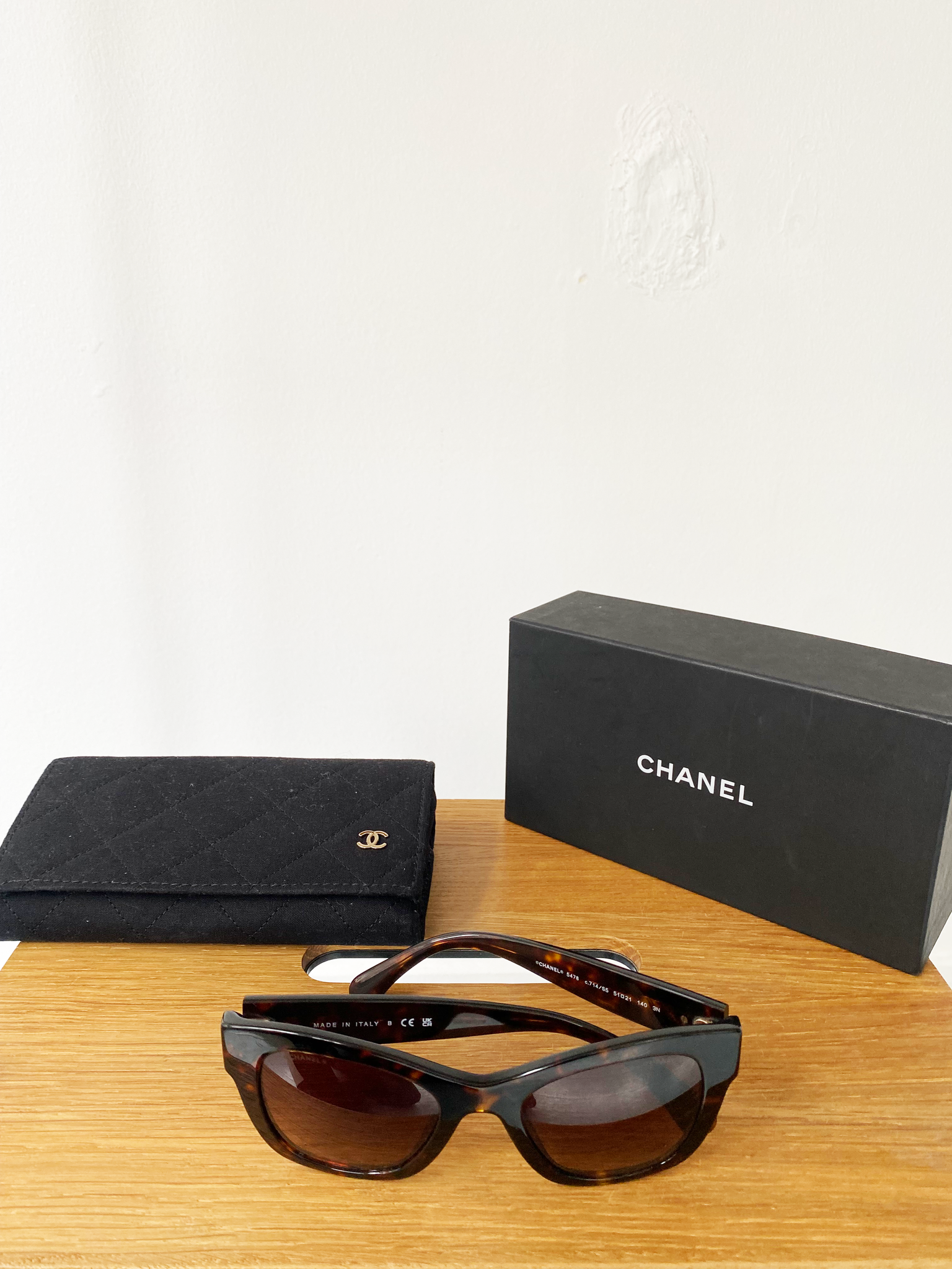 chanel brown tortoise sunglasses