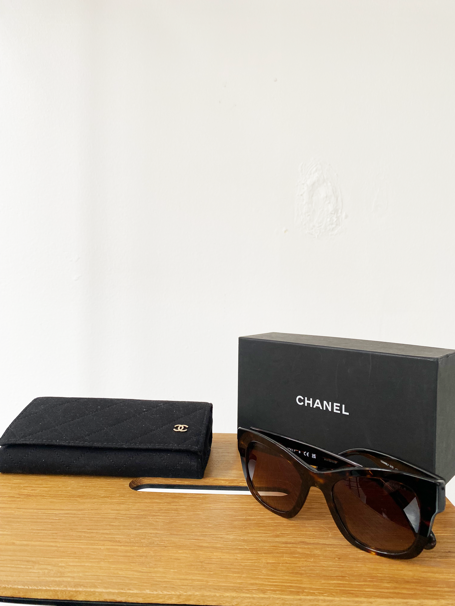 chanel brown tortoise sunglasses