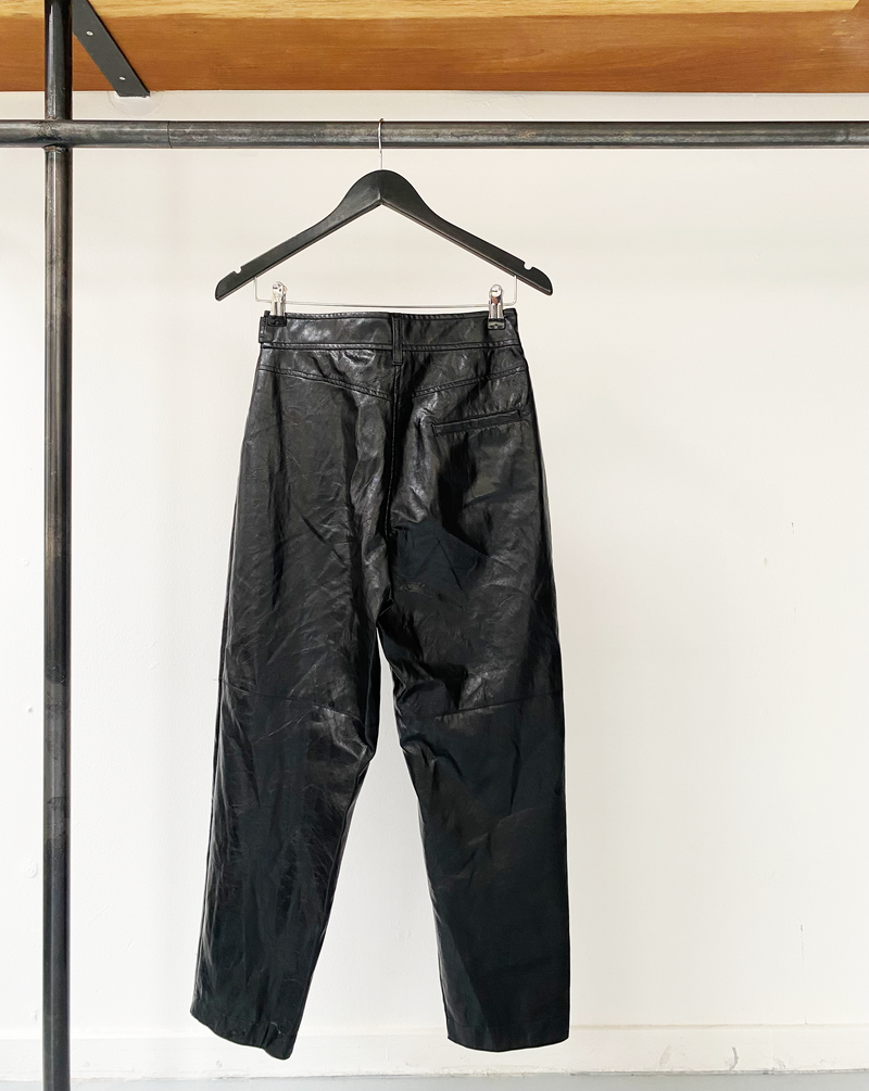 Marella black oil trousers size 34