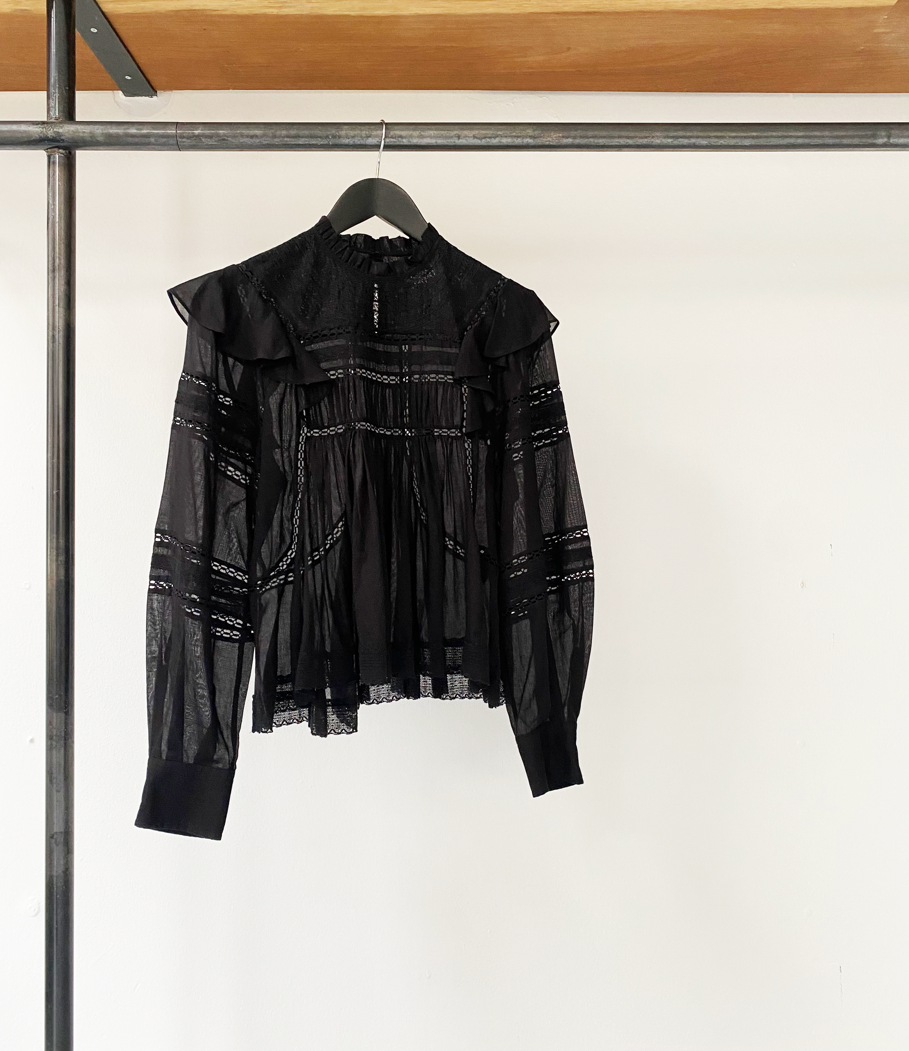 Isabel Marant Étoile black viviana top size 36