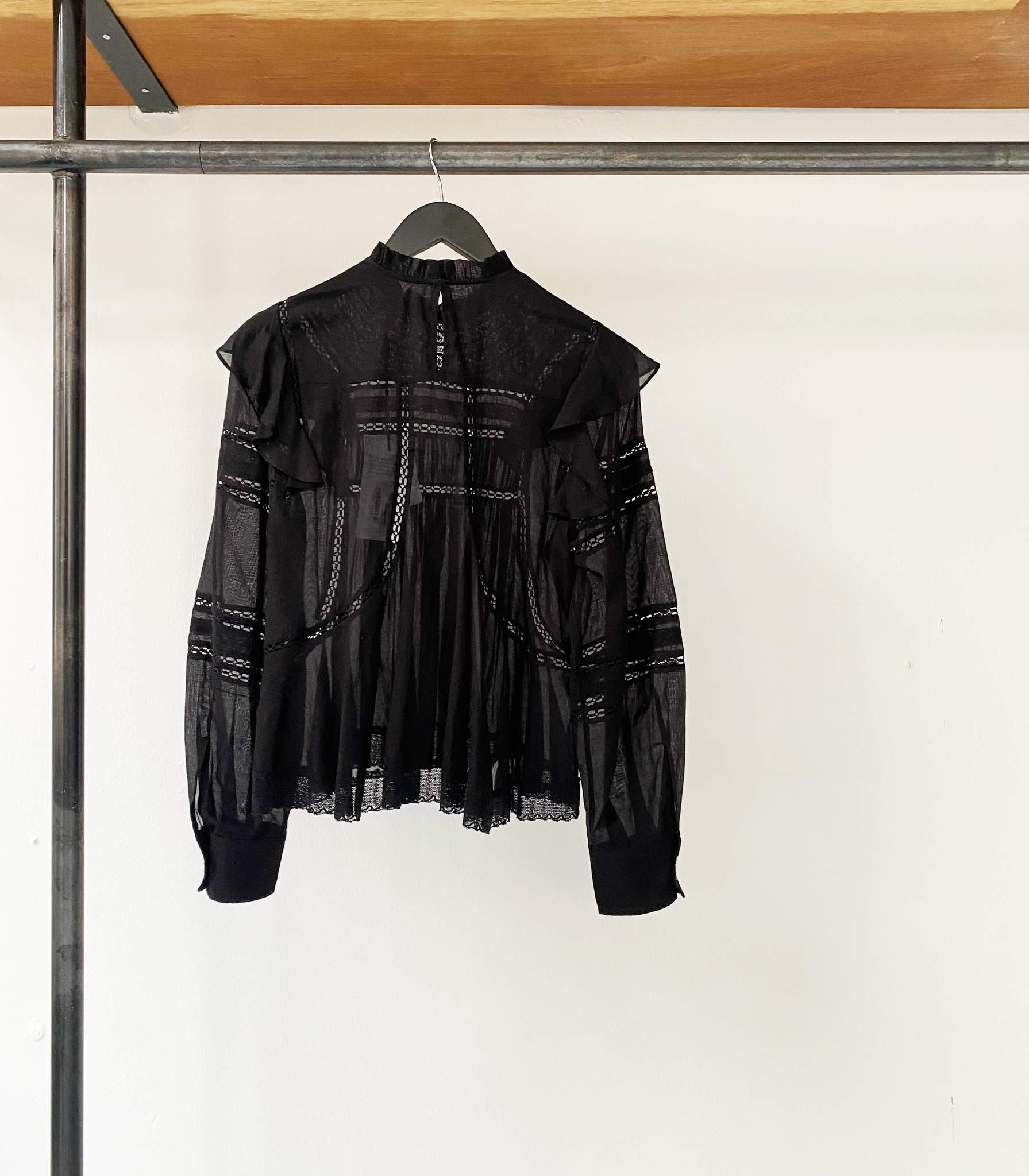 Isabel Marant Étoile black viviana top size 36