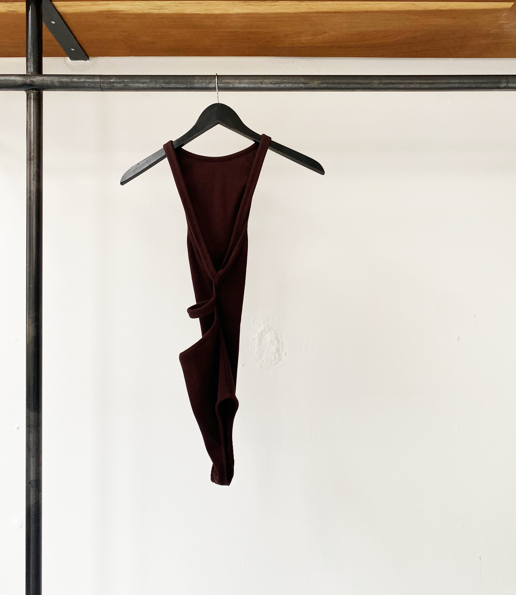 Papermoon ribbed bodystocking size 36