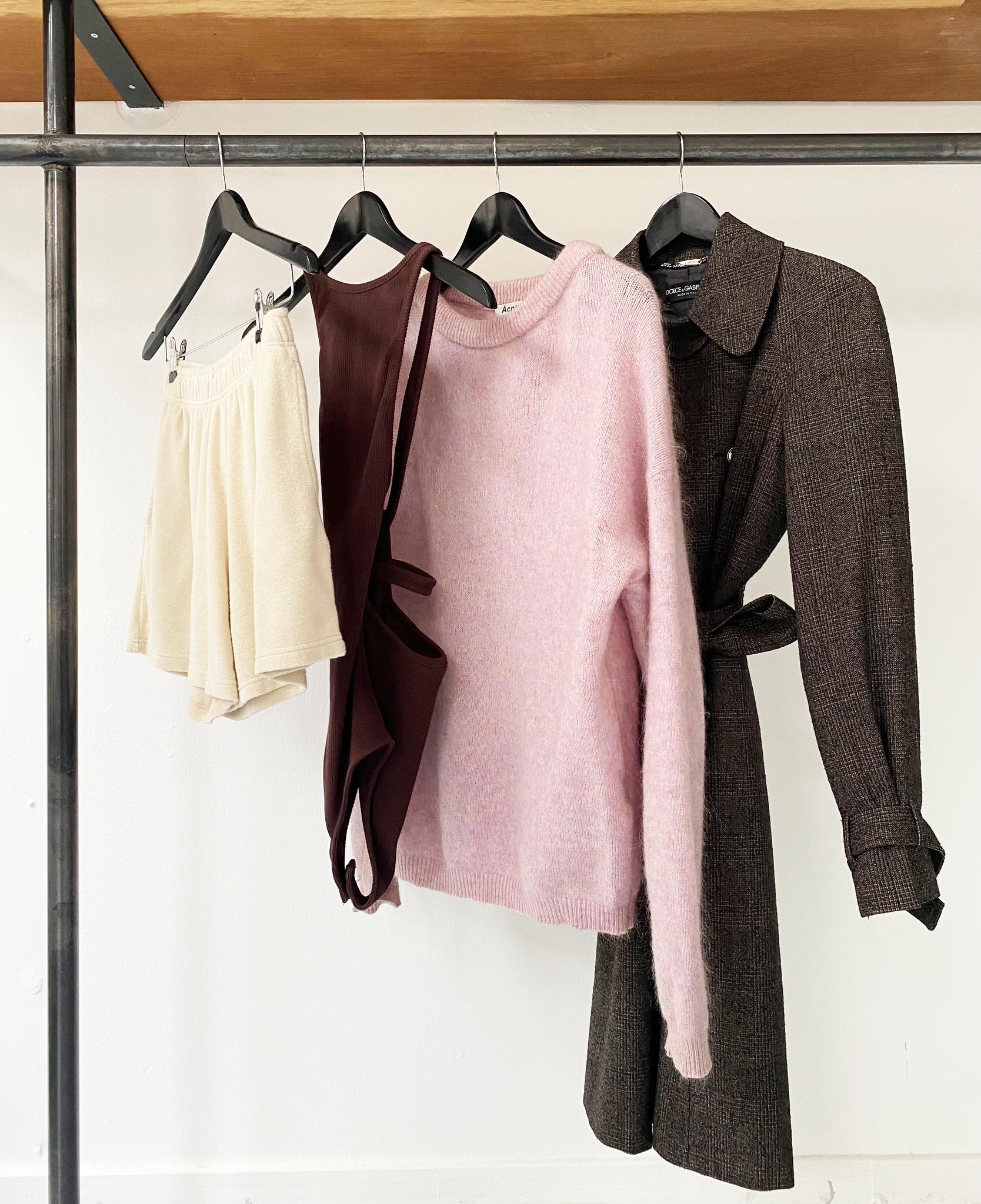 Papermoon ribbed bodystocking size 36