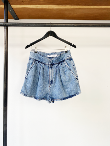 IRO denim pleated shorts size 38