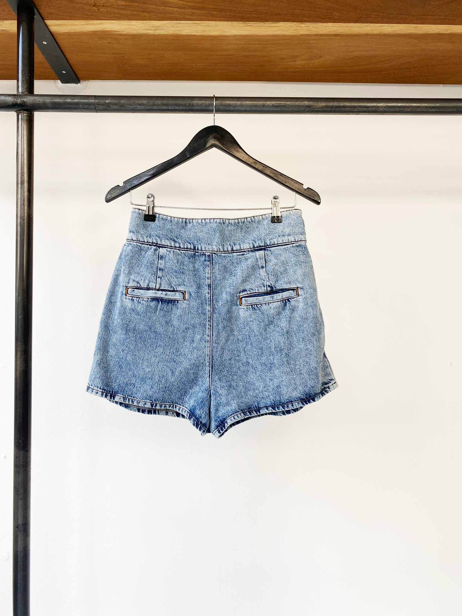 IRO denim pleated shorts size 38