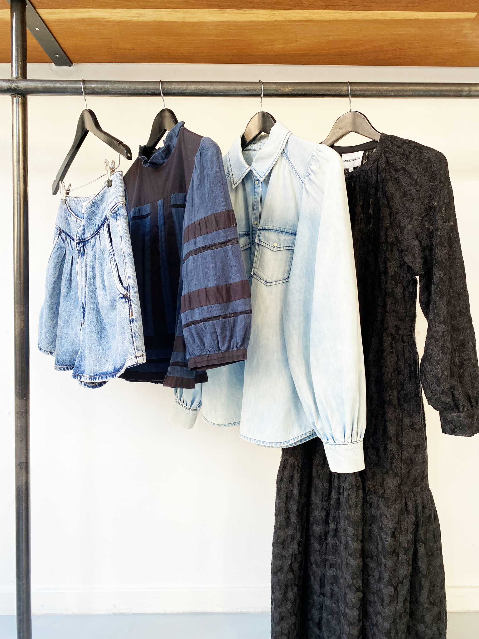 IRO denim pleated shorts size 38