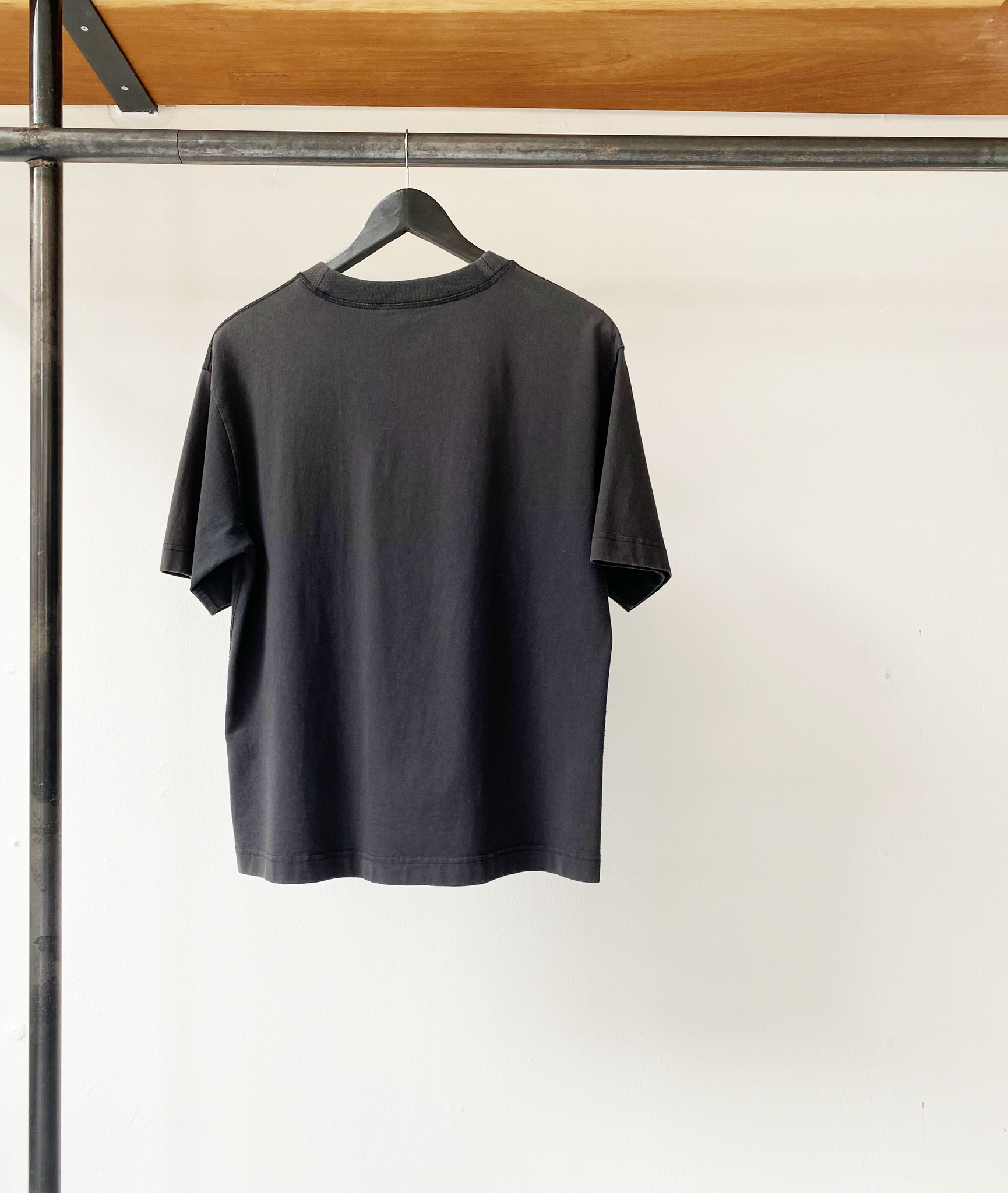 Acne Studios black cotton logo t-shirt size S