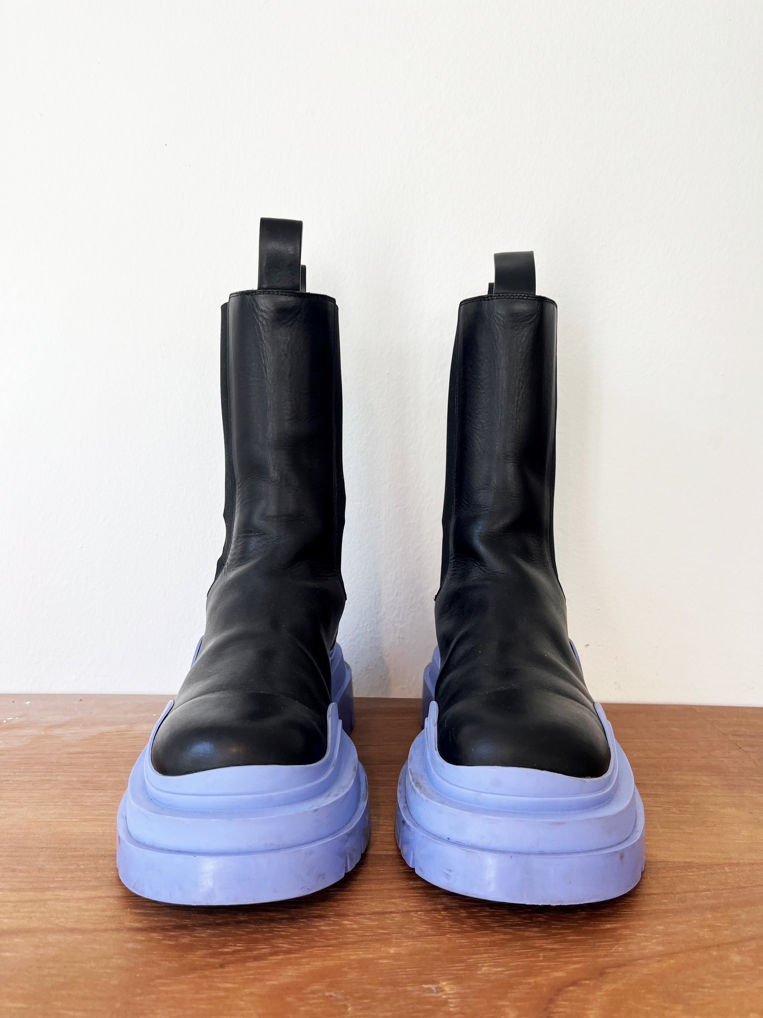 Bottega Veneta tire chelsea platform boots size 40