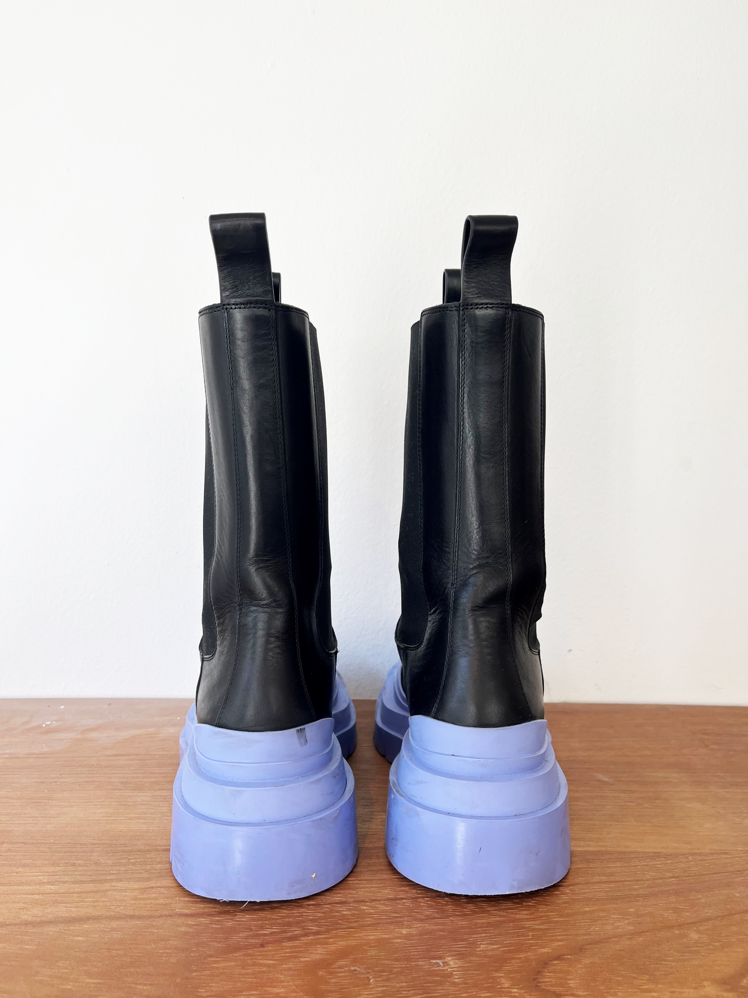 Bottega Veneta tire chelsea platform boots size 40