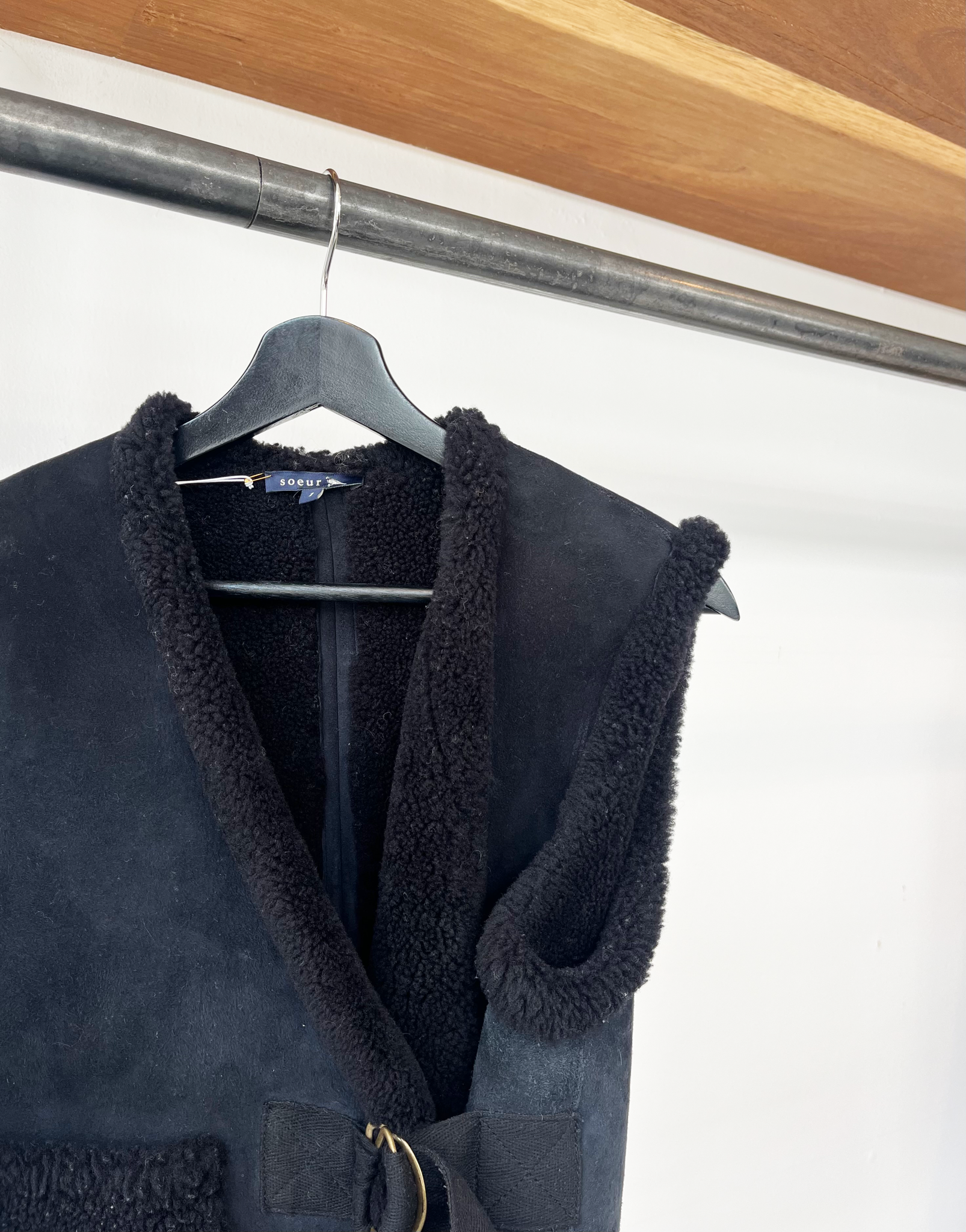 Soeur bear sheepskin jacket size 1