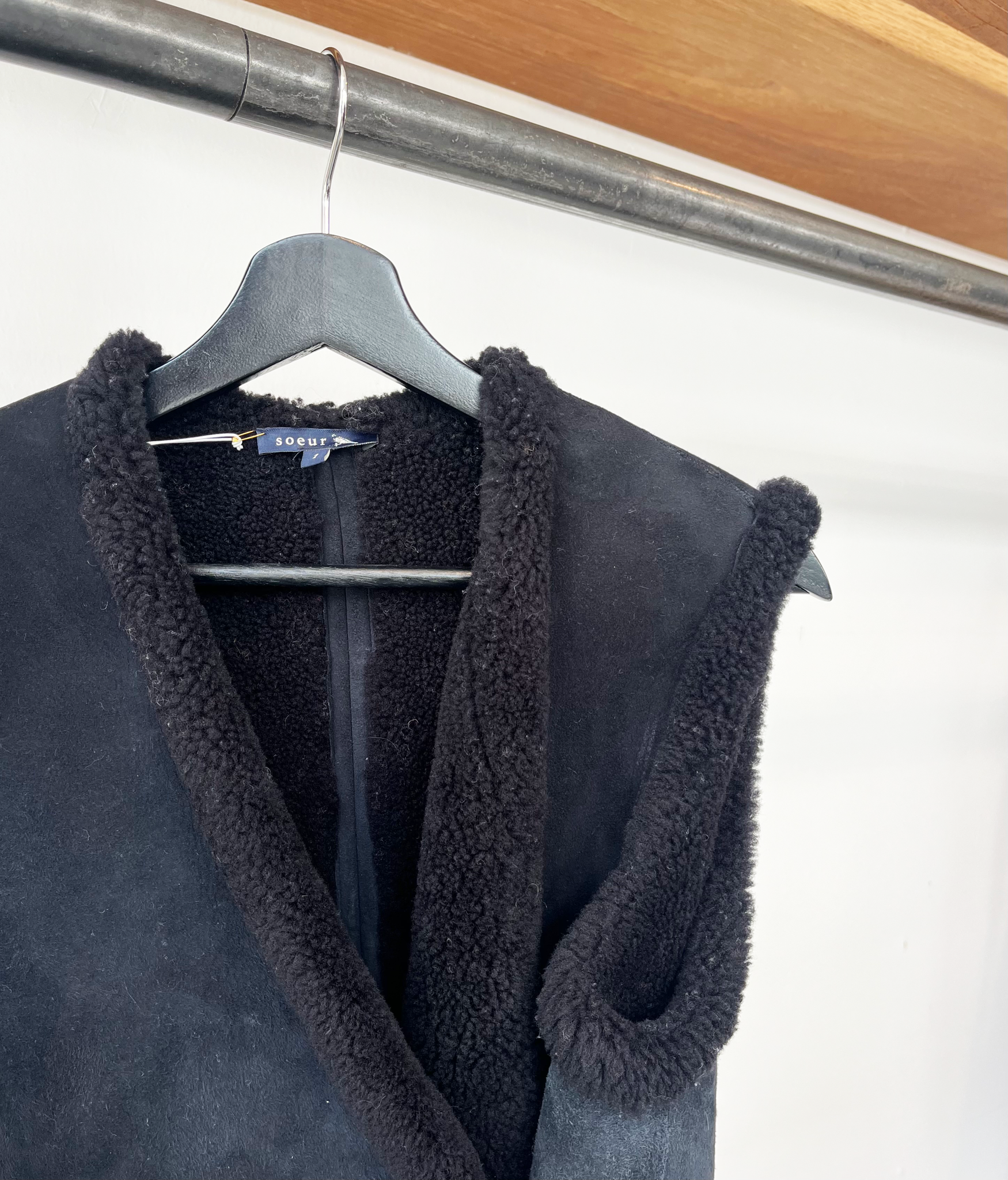 Soeur bear sheepskin jacket size 1