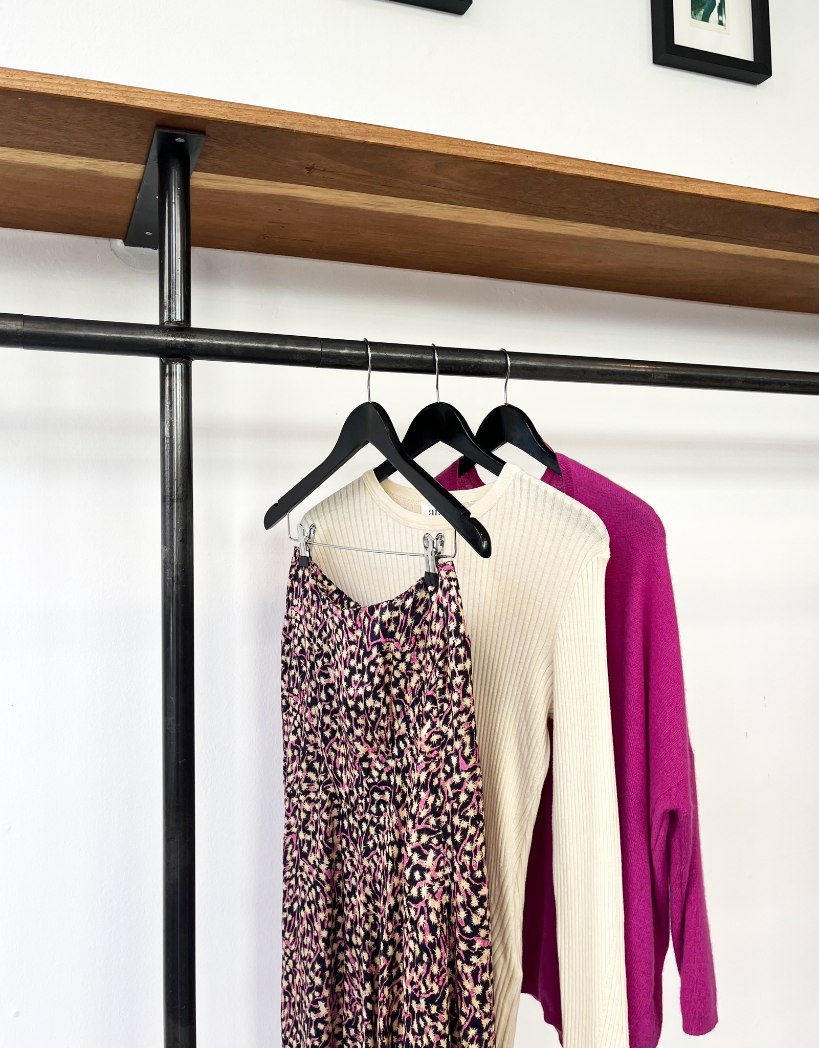 Aiayu knitted rib sweater size M