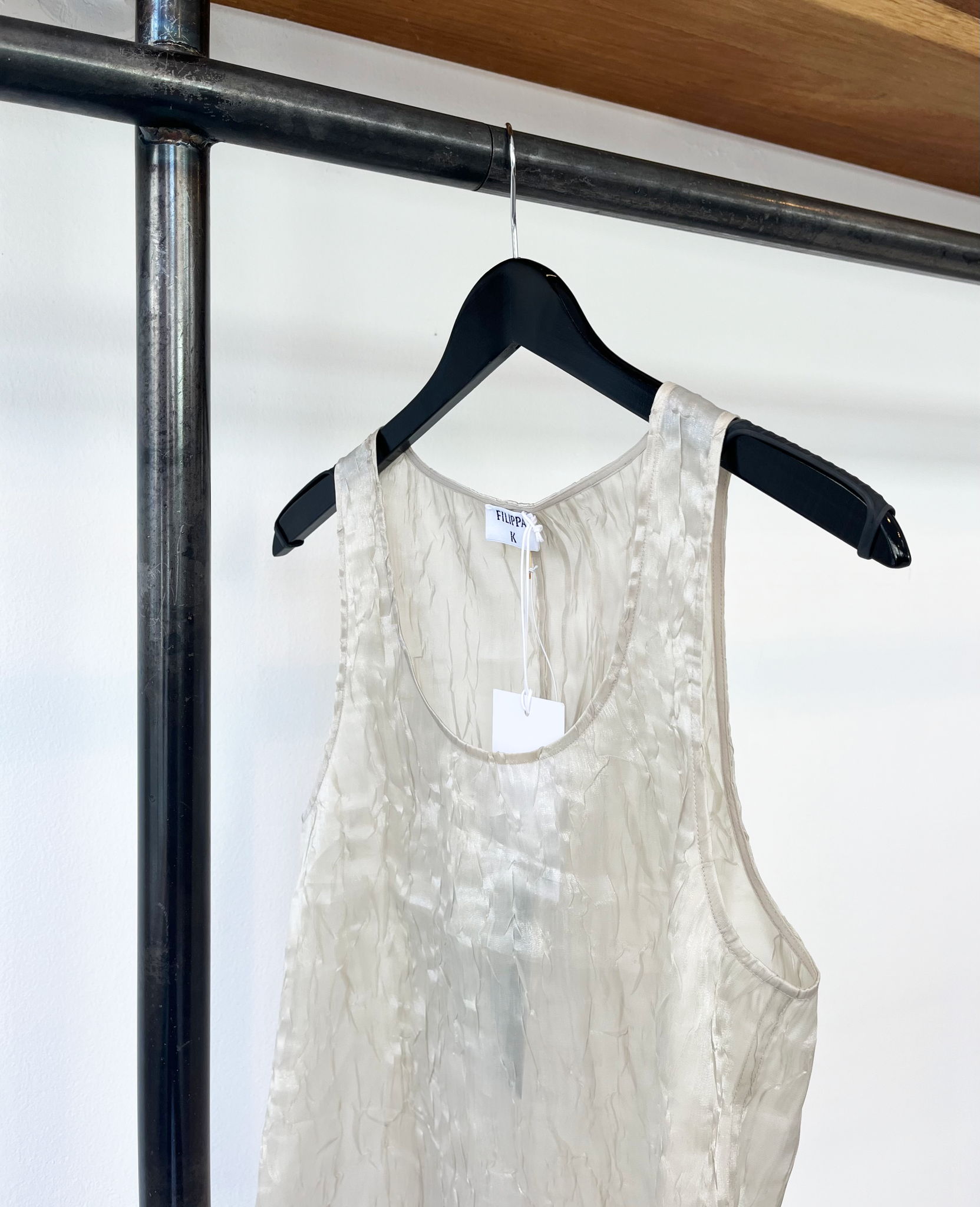 Filippa K crinkled tank top size 36
