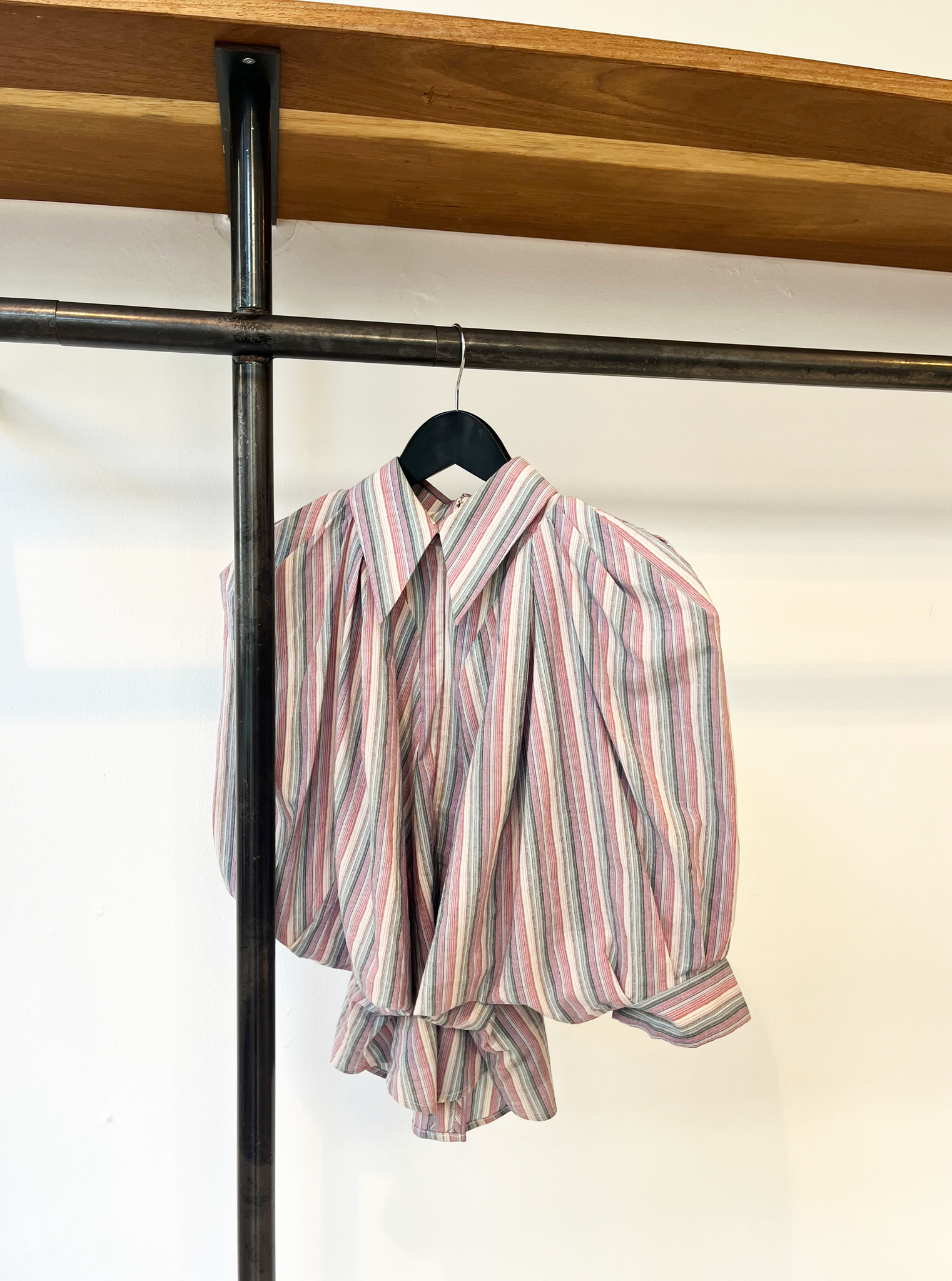 Isabel Marant striped cotton collar top size 38