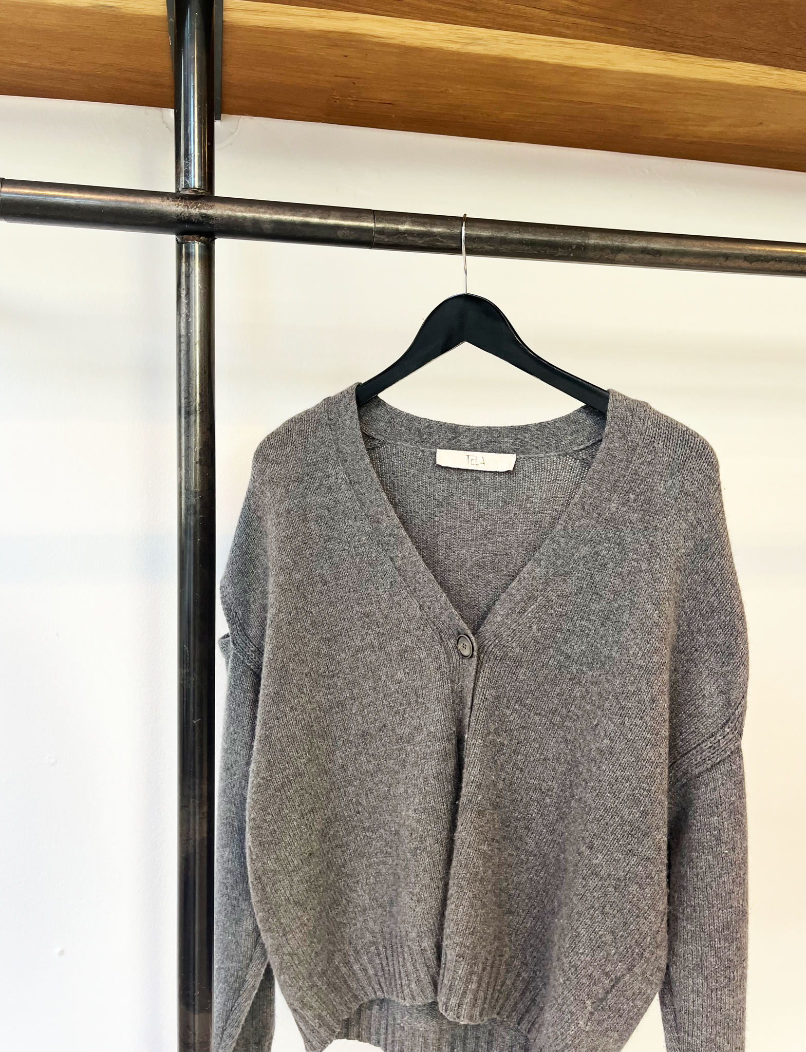 Tela9 wool cashmere cardigan size S