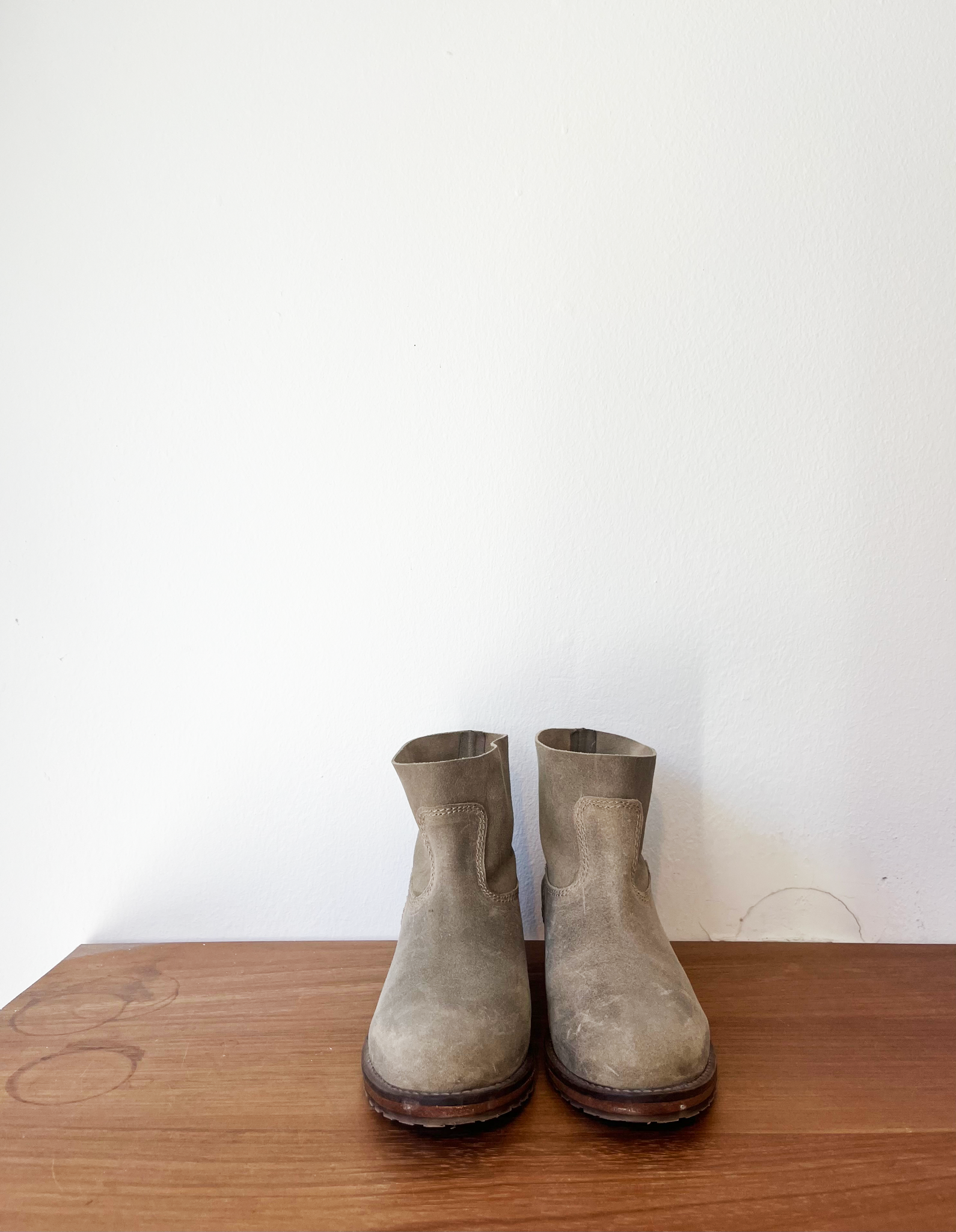 suede ankle boots size 38