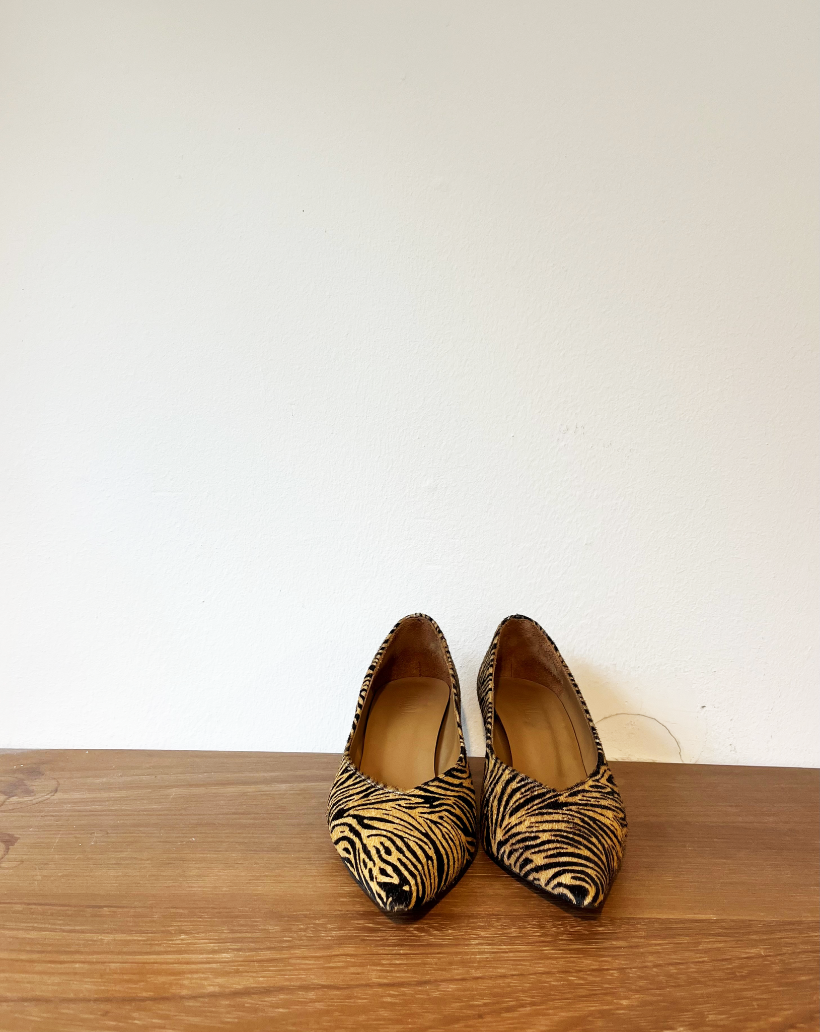 Toral ponyhair kitten heels size 38