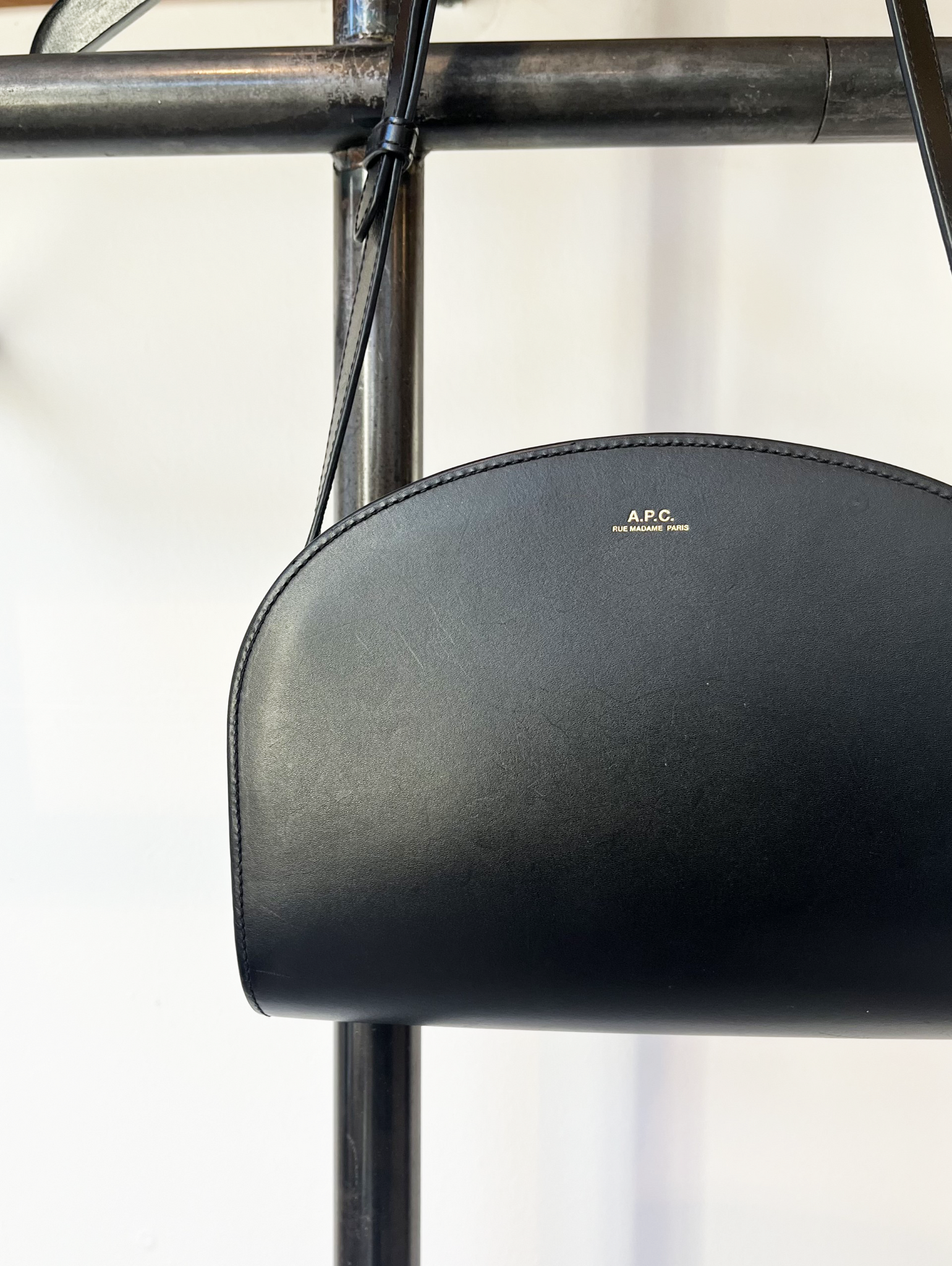 A.P.C. demi lune half moon bag