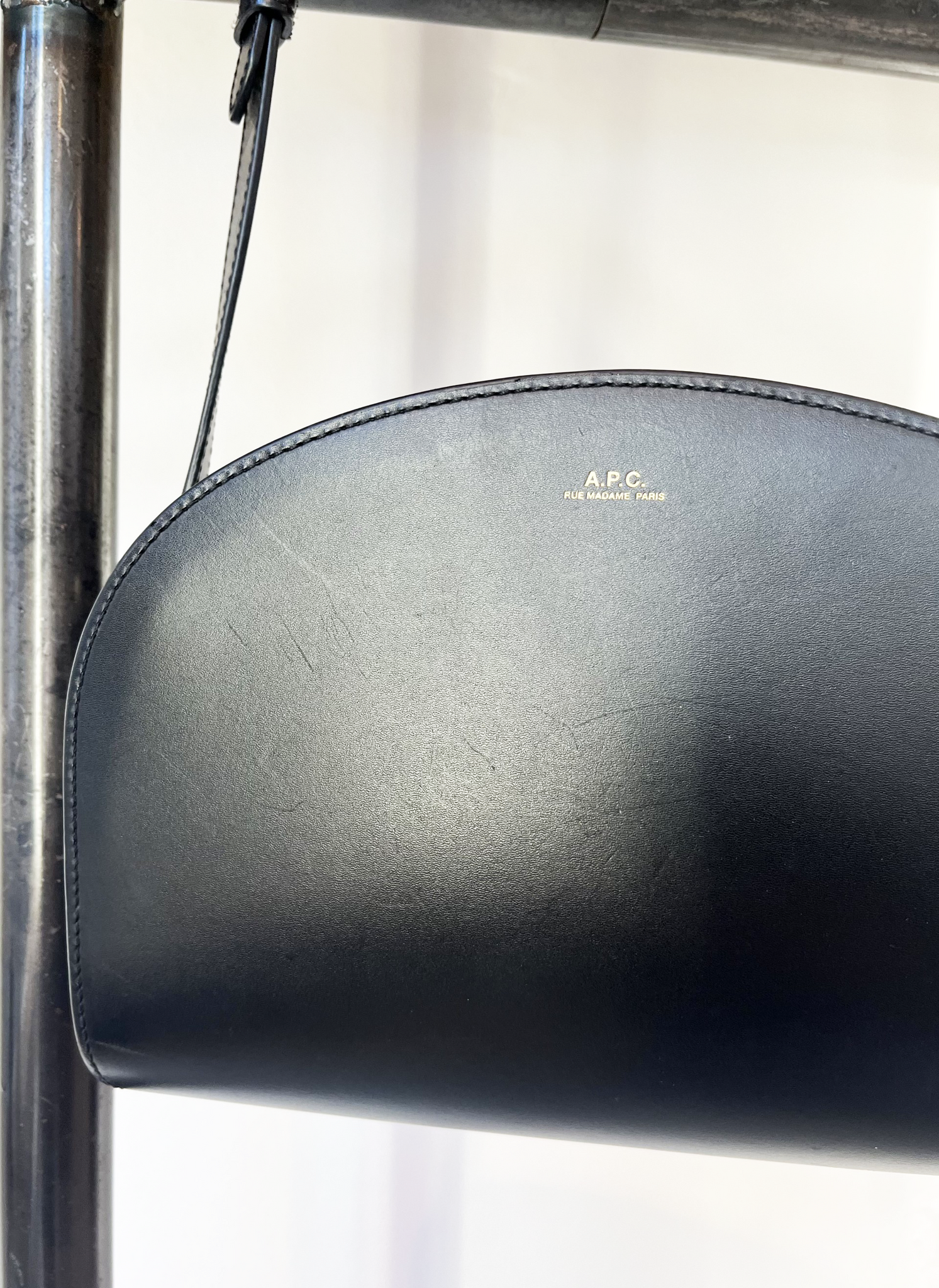 A.P.C. demi lune half moon bag