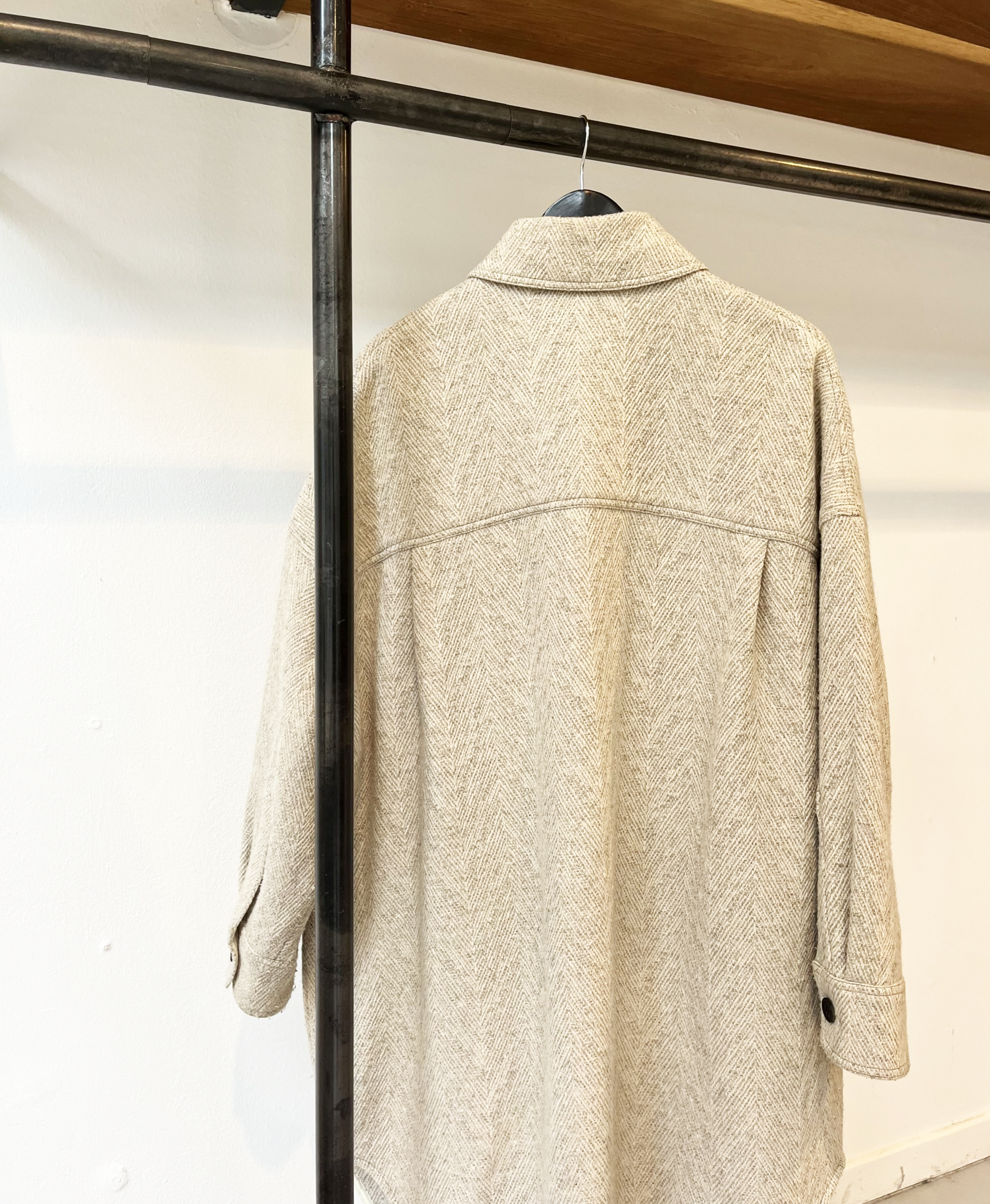 Isabel Marant Étoile wool blend ecru coat size 38