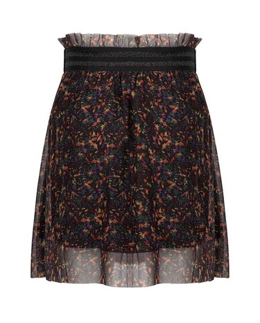 Flower Skirt Black Flower Skirt Black