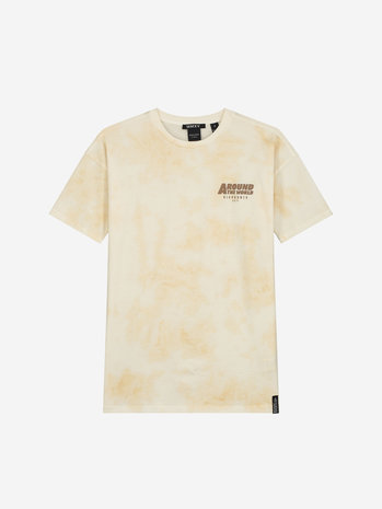 Nik and Nik Around Tie Dye T-Shirt Mocha Brown Nik and Nik Around Tie Dye T-Shirt Mocha Brown