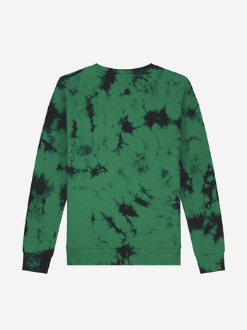 Nik and Nik Keep Tie Dye sweater Spring Green Nik and Nik Keep Tie Dye sweater Spring Green