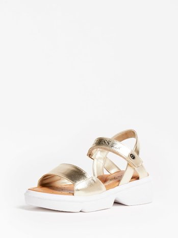 Guess GUESS Barbara sandalen metallic Goud Guess GUESS Barbara sandalen metallic Goud