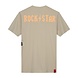 Rockstar ROCKSTAR Tee Beige Sand Rockstar ROCKSTAR Tee Beige Sand