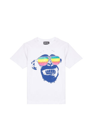 Diesel Diesel T-Shirt monkey BWhite Diesel Diesel T-Shirt monkey BWhite