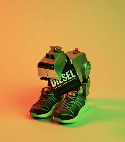 Diesel Diesel Sneaker Green Blue Diesel Diesel Sneaker Green Blue