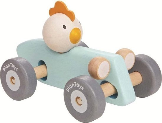 Chicken Racing Car Lichtblauw