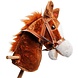 Playwood Houten stokpaard met geluid (bruin) Playwood Houten stokpaard met geluid (bruin)