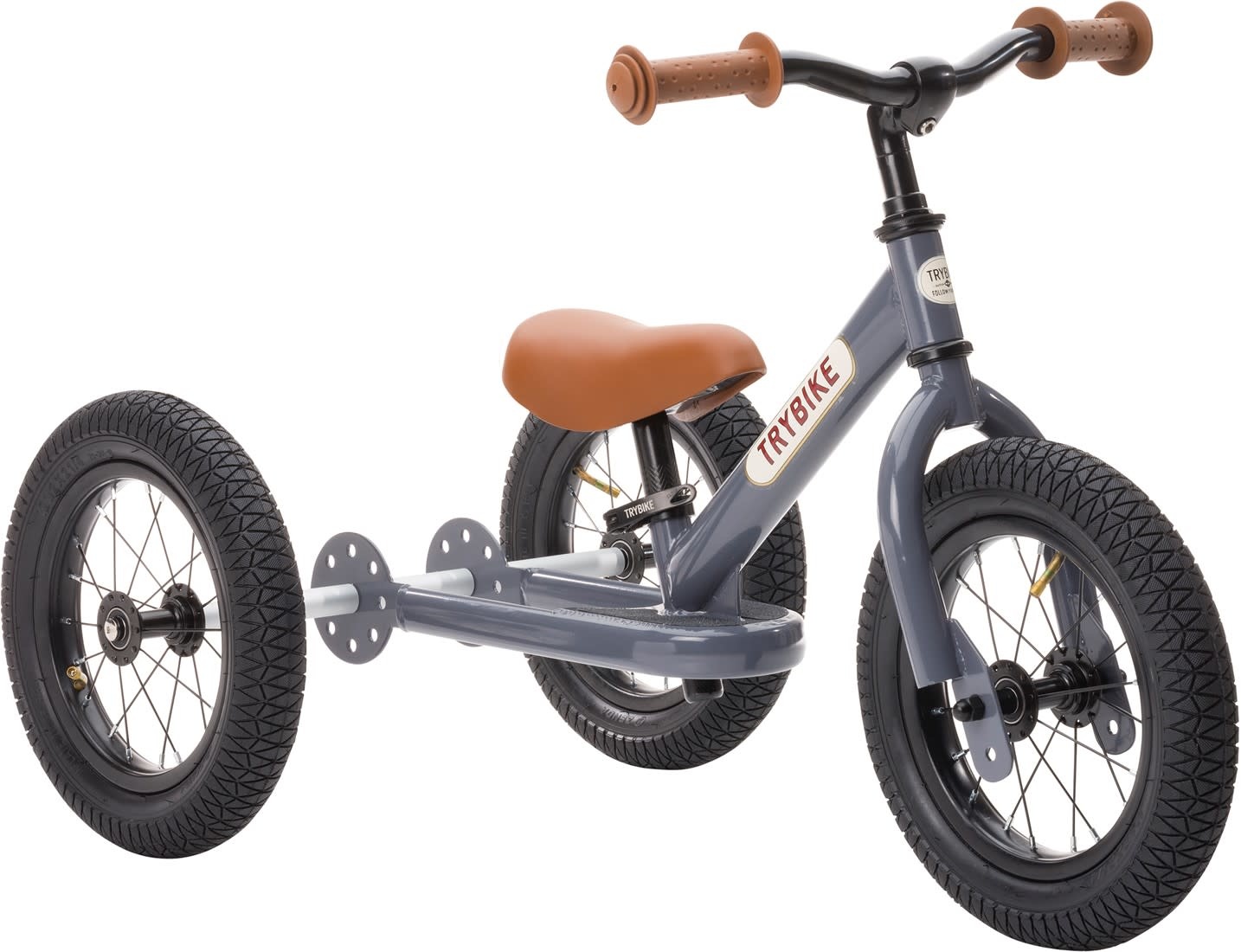Loopfiets Driewieler Vintage Grey (twee-in-één)