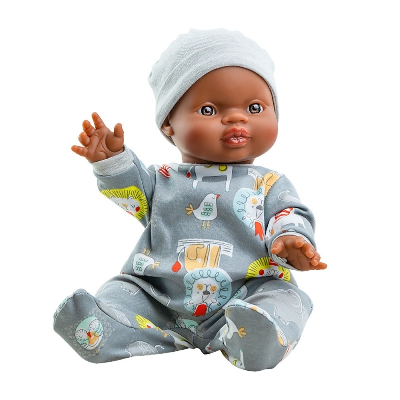 Pop Gordi Noe jongen (donker) 34cm