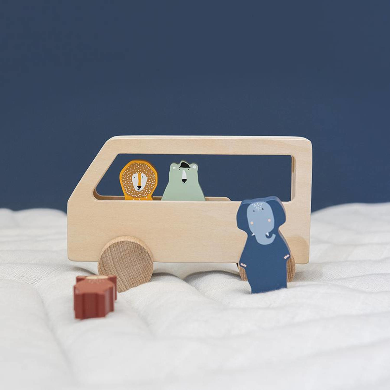 Trixie-Houten Dieren Bus