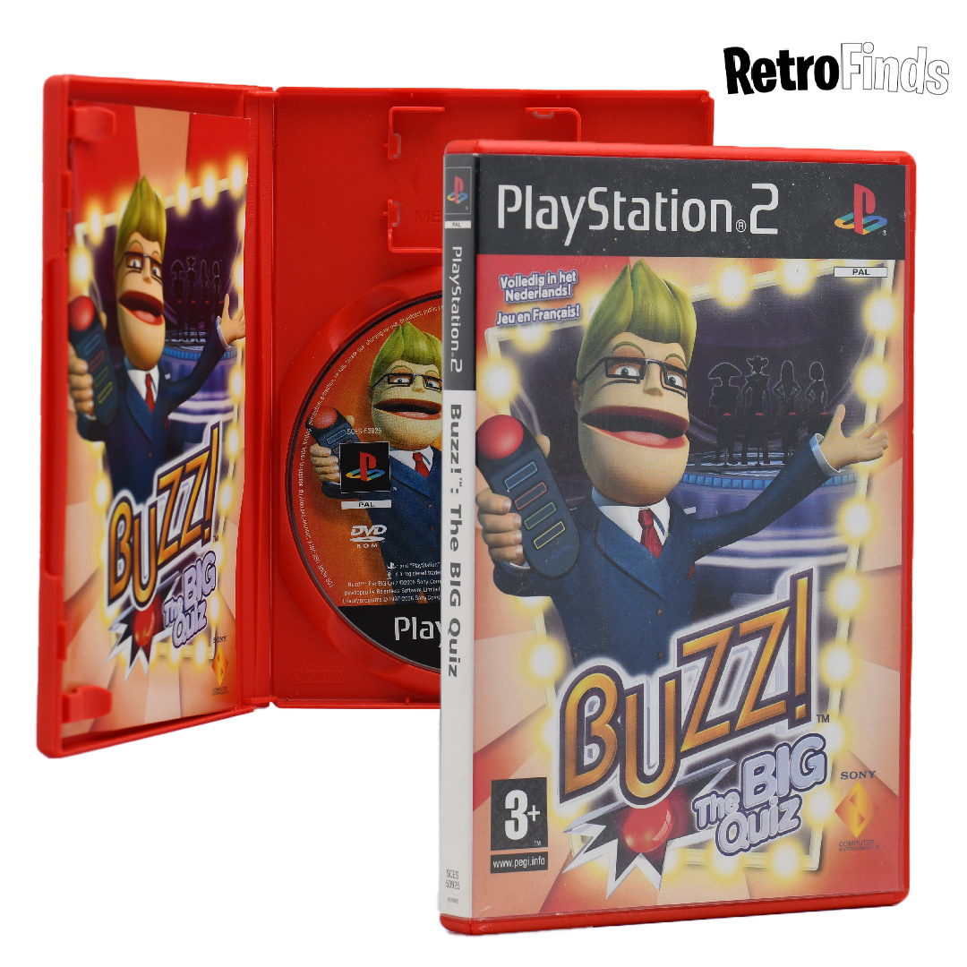 Bewust piek Vermomd BUZZ! The BIG Quiz PS2 (Playstation 2, PAL, Complete) - RetroFinds