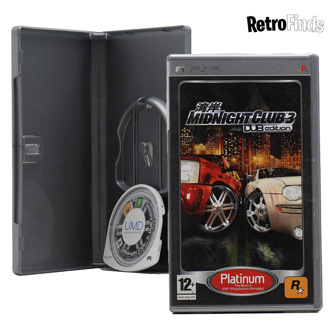 PLAYSTATION PORTABLE PSP Midnight Club 3 Dub Edition III - no