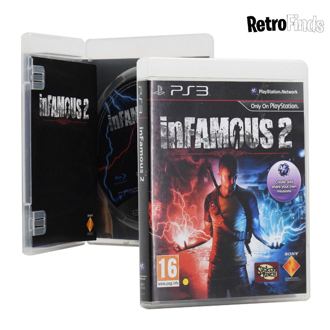 2 Jogos Ps3 Originais Infamous e Infamous 2