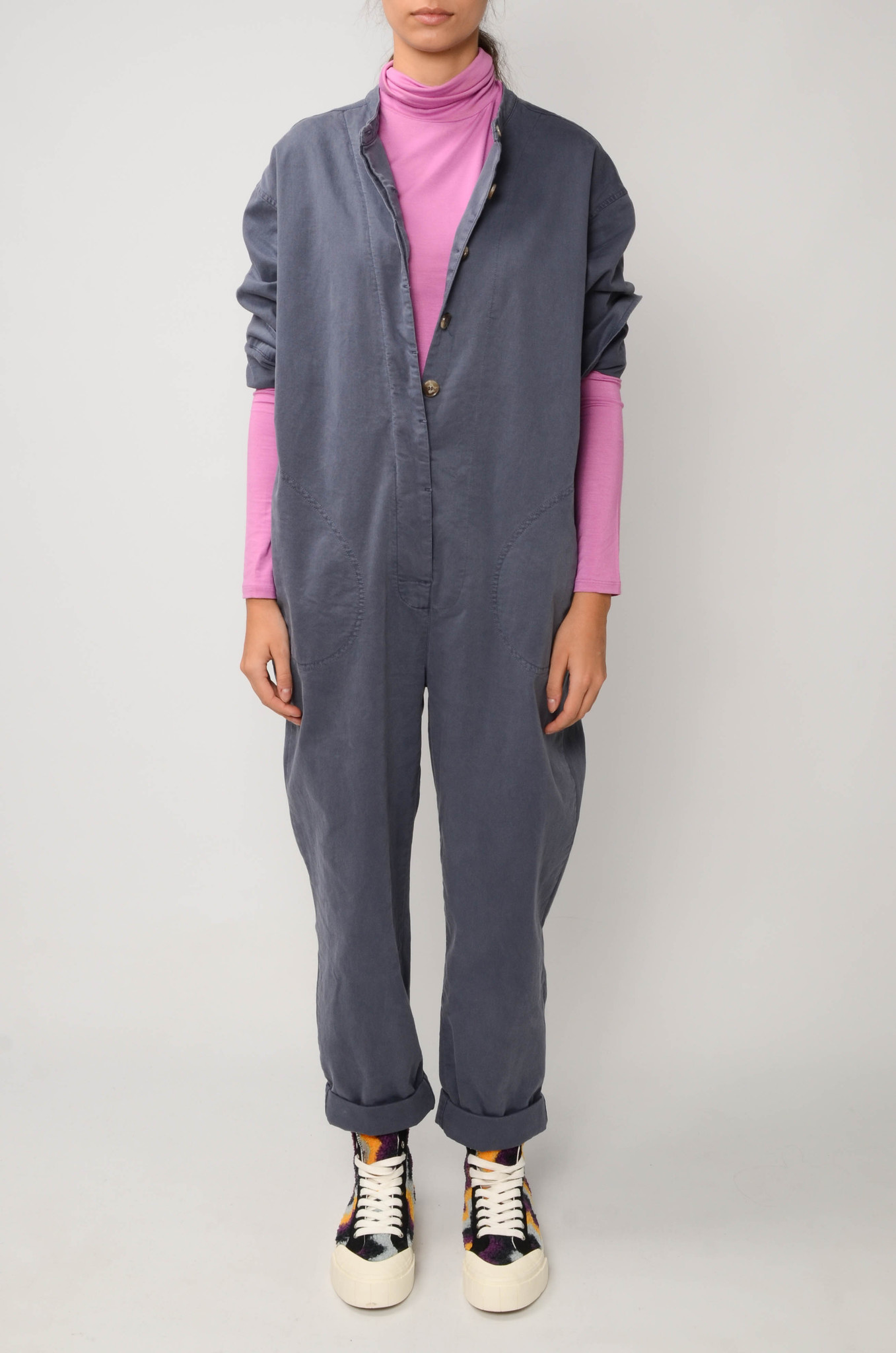 Jude Boiler Suit in Military Blue-2
