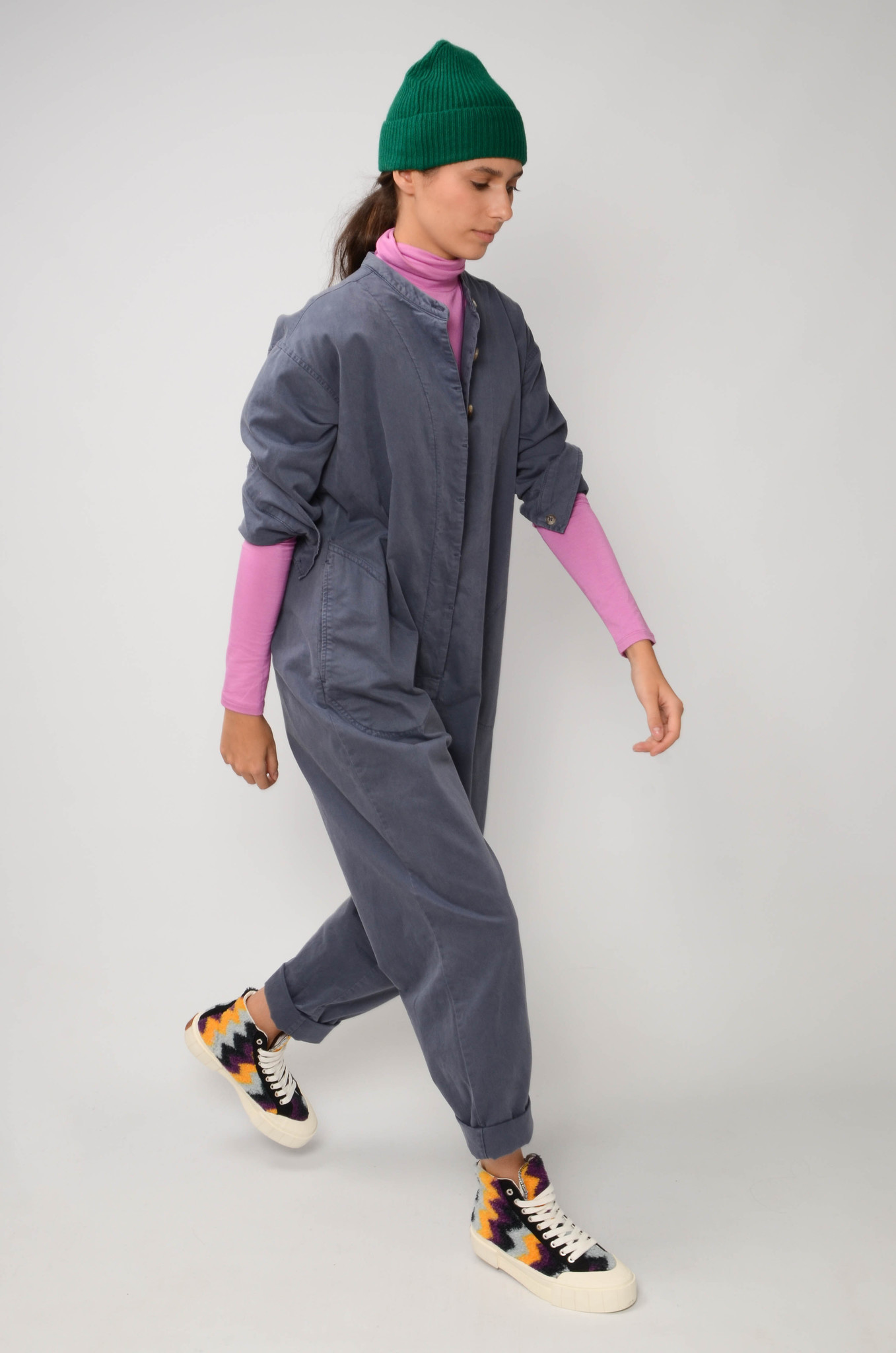Jude Boiler Suit in Military Blue-3