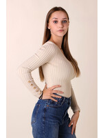 Moocci PULL BEIGE - Long sleeves