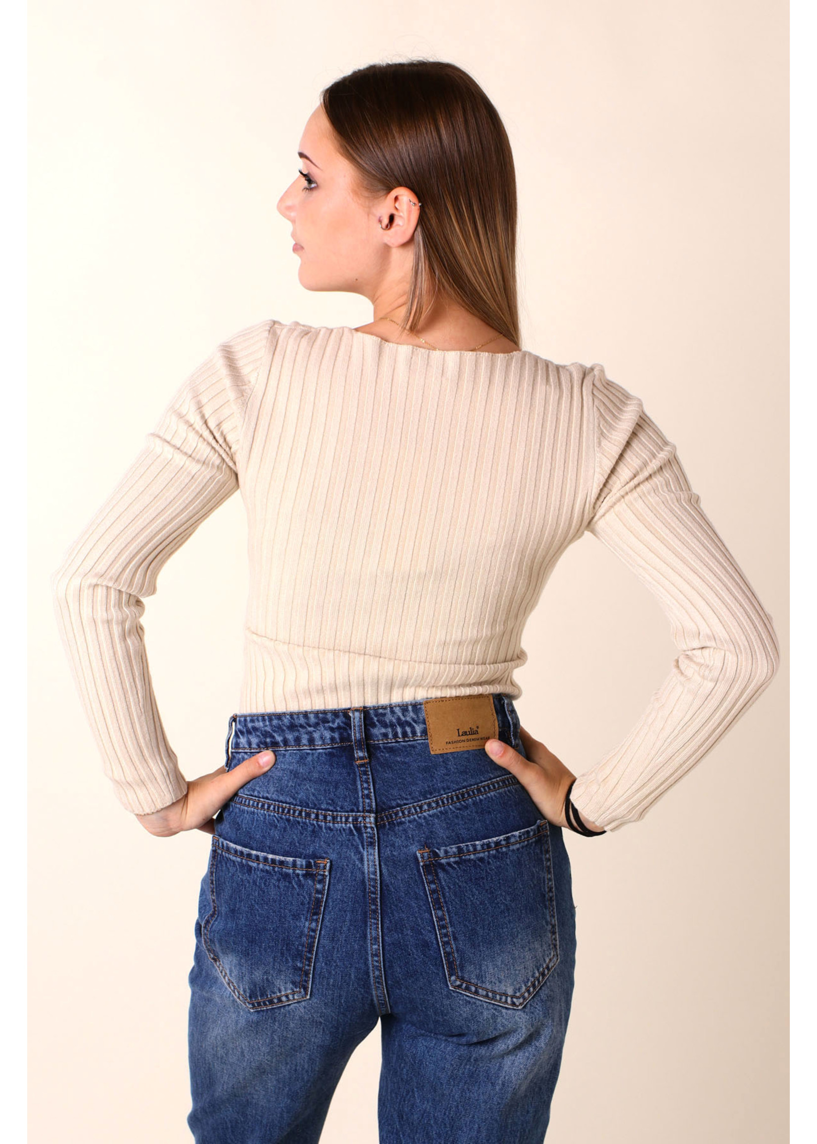 Moocci PULL BEIGE - Long sleeves