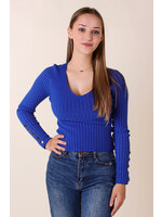 Moocci PULL ROYAL BLUE - Long Sleeves