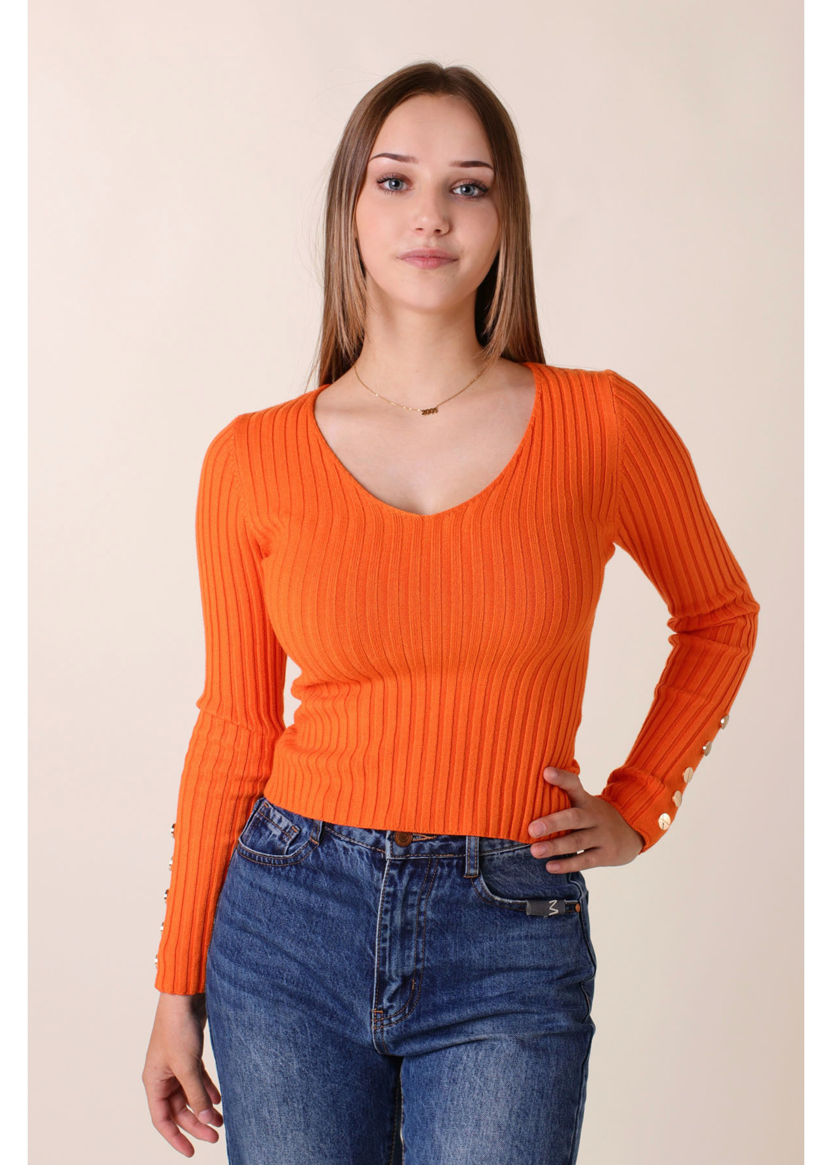 Moocci PULL ORANGE - Long Sleeves