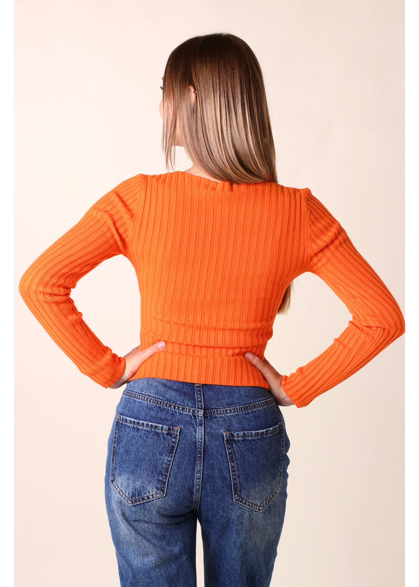 Moocci PULL ORANGE - Long Sleeves