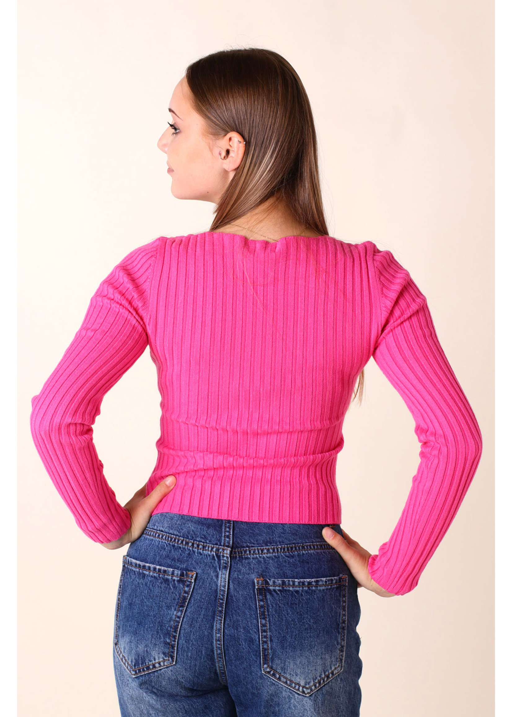 Moocci PULL PINK - Long Sleeves