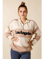 Moocci LA SWEATER Beige and White - TU