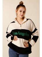 Moocci LA SWEATER Black and White - TU