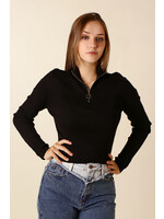 Giracoo PULL w Zipper - BLACK